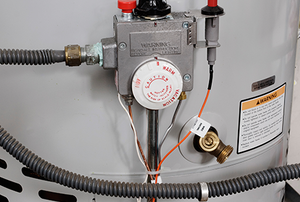 water heater with pipes