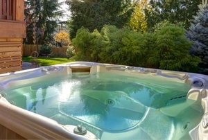 A hot tub.