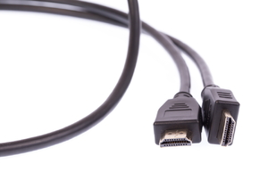 An HDMI cable.