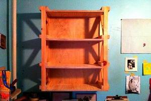 An Enzo Mari style shelf.