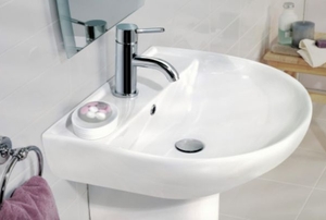 sink in a half bath