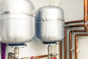 boiler system with extension tank