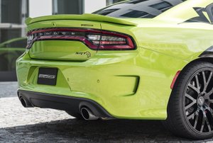 A green car.