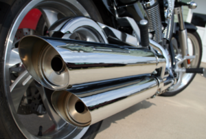 Motorcycle exhaust pipes