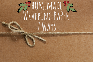 Homemade wrapping paper 7 ways