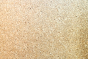 Particle board.