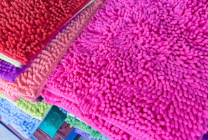 Shag carpeting.