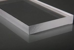 slab of cut plexiglass