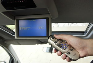 Remote control for car DVD