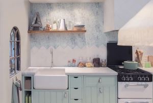 A country inspired kitchen.