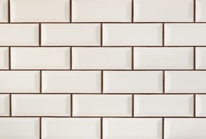 White tile wall