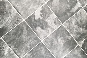 Vinyl tiles.