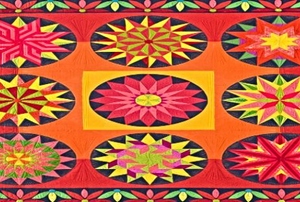 A quilt.