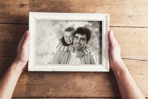 A photo frame.