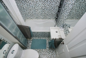 A small bathroom.