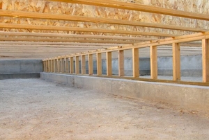 A crawlspace.