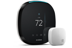 The ecobee4 on a white background.