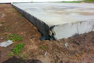 The worst poured concrete foundation you have ever seen.