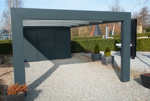 an open carport