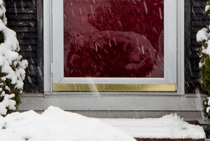 A storm door.