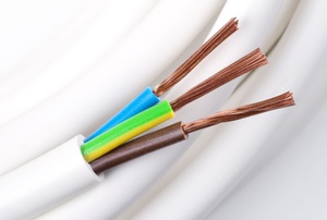 A close up on wires.