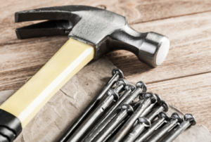 hammer and nails