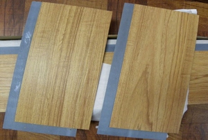 A sampling of Allure wood flooring.