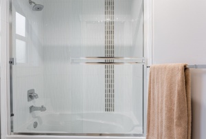 A shower door