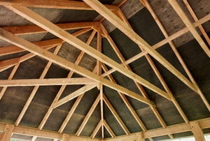 Rafters in a home.