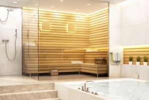 A shower.