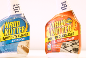 Two bottles of Krud Kutter side-by-side.