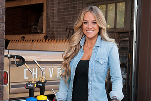 HGTV's Nicole Curtis works with Bernzomatic