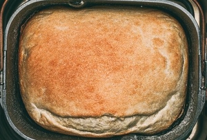 bread baked in bread machine