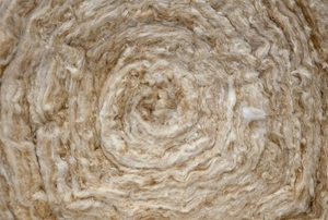 A close up on insulation.