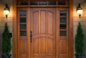Beautiful Wooden Front Door