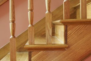 wood staircase