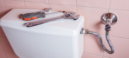 Repairing A Leaking Toilet Water Supply Line Doityourself What You Ll Need