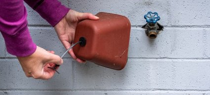 Water Leaking into Basement from Outdoor Faucet | DoItYourself.com