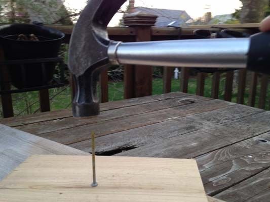 Be sure to properly toenail your seams,