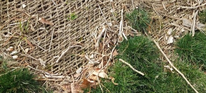 Erosion Control Blanket Installation Jute Matting Installation Aussie Erosion Silt Fences Hydromulching Queensland Erosion Control Garden Paths Erosion