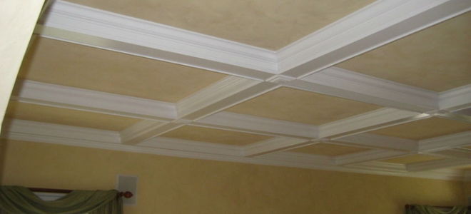 How To Create A Faux Coffered Ceiling Doityourself Com