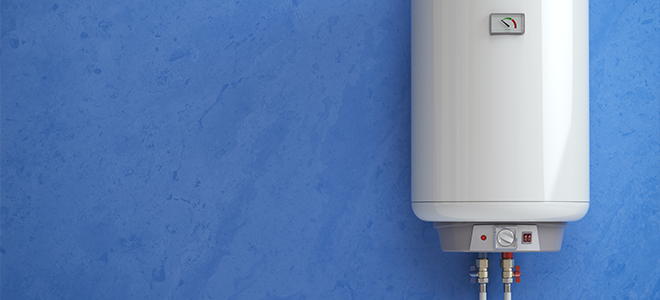 A water heater.