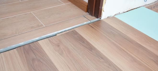 Floor Transition Molding Options For, How To Install Transition Strip Between Laminate And Tile