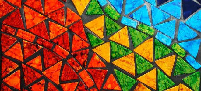 Broken Tile - Craft Mosaic Pieces Decorations Colorful Irregular Broken  Porcelain Tiles for Mosaic Making Supplies Broken Ceramic Tile