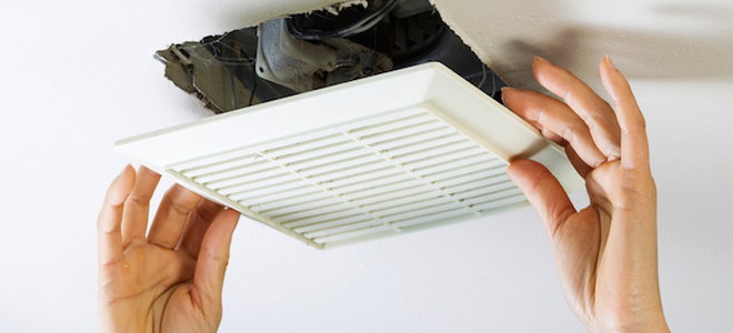 How To Remove A Bathroom Vent Fan Cover Doityourself Com - How To Install Bathroom Fan Cover