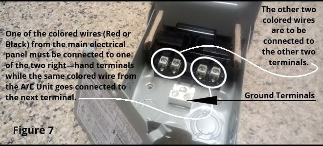 disconnect switch with info