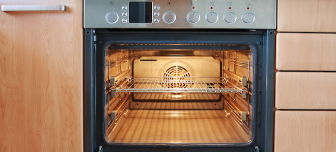 the surface of an electric stove