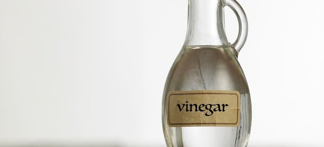 vinegar in a bottle