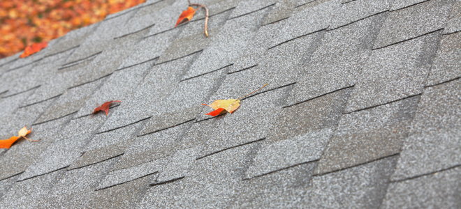 close up of roofing shingles