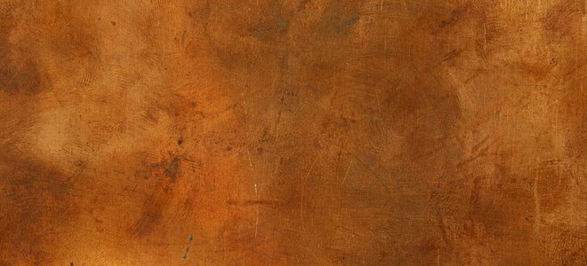 Sheet of aged copper